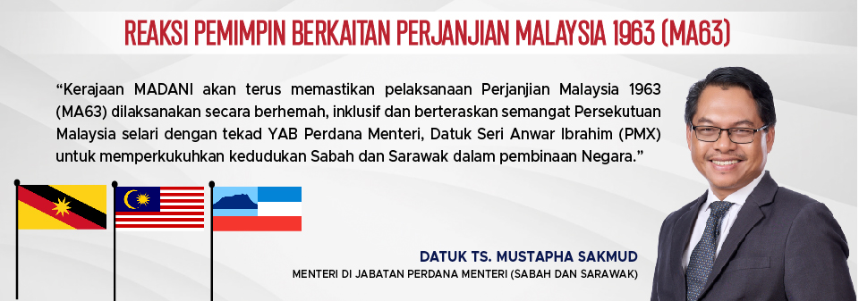 REAKSI PEMIMPIN BERKAITAN MA63 2026-03